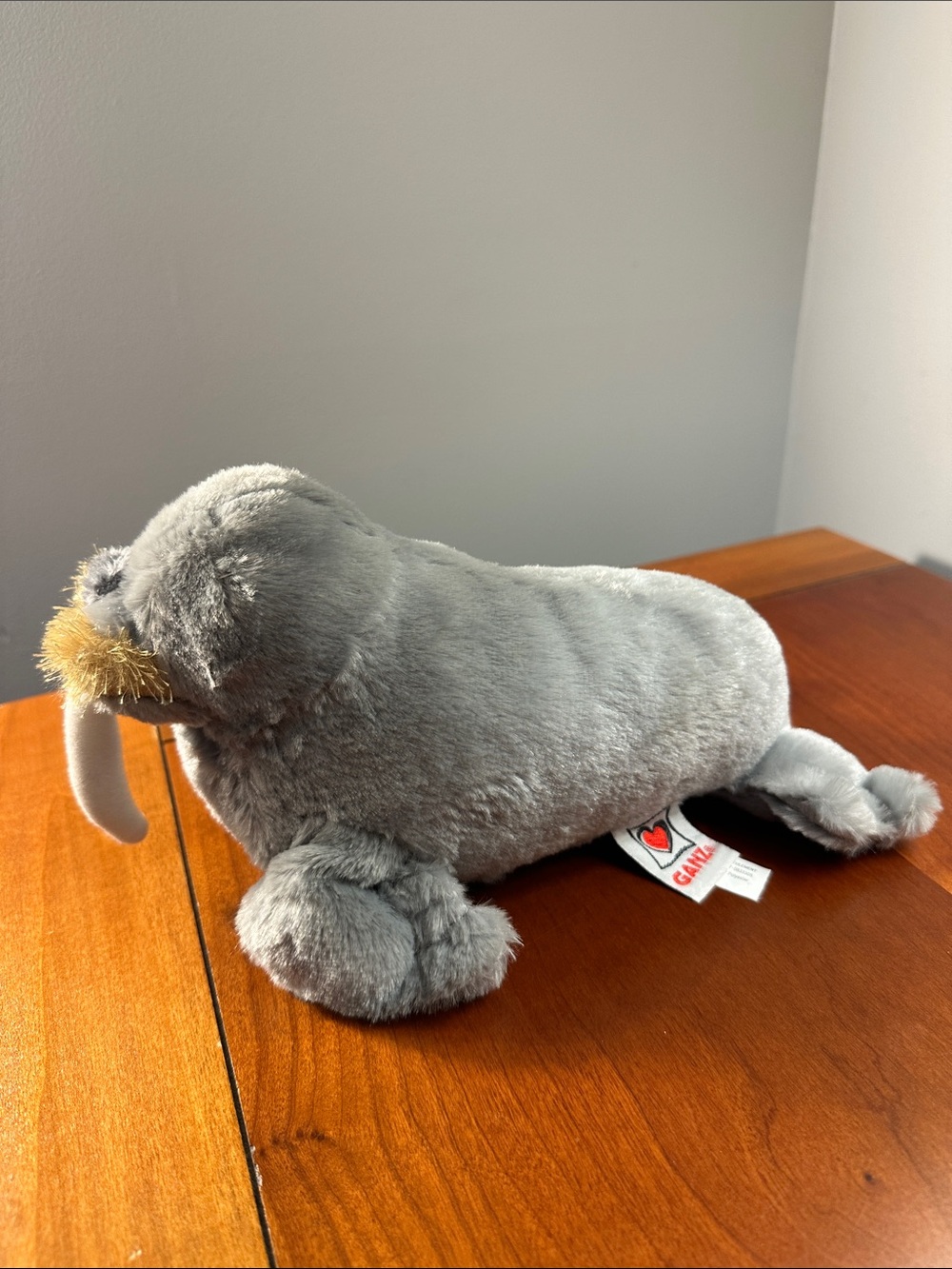 GANZ Webkinz Gray Walrus (no tag) - Picture 2 of 6